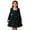 D10-Green, variant on Ulitacool Dresses For Girls Christmas O Neck Graphic Prints Sundress Long Sleeve Gown Durable Wear 6-7 Years Blue