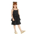 thumbnail image 2 of LittleSpring Sleeveless Polka Dot Dress, Little Girls Size 8, 2 of 6