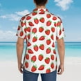 thumbnail image 5 of Goofa Strawberries Hawaiian Shirt for Men, Unisex Summer Beach Casual Short Sleeve Button Down Shirts,Aloha Tropical Floral print shirt-X-Large, 5 of 8