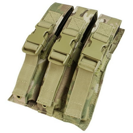 - Condor MA37 Triple Buckle Top MP5 Magazine MOLLE Pouch Holster - Multicam