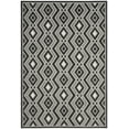 thumbnail image 2 of SAFAVIEH Cottage Lorin Geometric Chevron Indoor/Outdoor Area Rug Dark Grey/Light Grey, 4' x 6', 2 of 7
