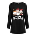 thumbnail image 7 of TTUHYWXI Womens Ugly Christmas Sweatshirt Xmas Oversize Crewneck Pullover Marry Christmas Sweater Dress (Black, S), 7 of 7