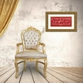 thumbnail image 3 of Words for the Soul 32x17 Gold Ornate Wood Framed with Double Matting Museum Art Print Titled - O Come All Ye, 3 of 4