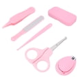 thumbnail image 4 of Juego de cuidado de uñas para bebé, 5 uds., tijeras, pinzas para las orejas, cortaúñas para recién nacido, 4 of 8