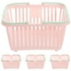thumbnail image 1 of 4 piezas de plástico Cestas cosméticas Cestas de plástico Canasta portátil Caneta de almacenamiento de papelería, 1 of 6