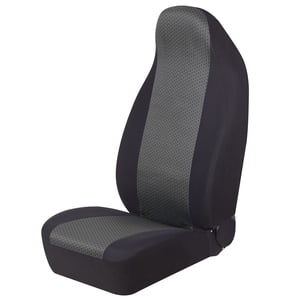 Auto Drive Atlanta Black Front Seat Cover, Universal Fit