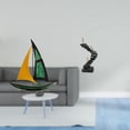 thumbnail image 2 of Escultura De Velero De Hierro, Adorno De Mesa, Colección De Decoración Feng Shui, Figura Decorativa, Estatuas De Pensadores, Estatua De Escalera, Figura Abstracta De Resina, Artesanía Para, 2 of 8