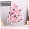 thumbnail image 4 of LIFKOME 1 Set Pink Small Prelit Tree for Christmas Decorations at Home, 4 of 8