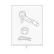 Genuine OE Toyota Outer Tie Rod - 45470-09080