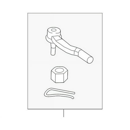 Genuine OE Toyota Outer Tie Rod - 45470-09080