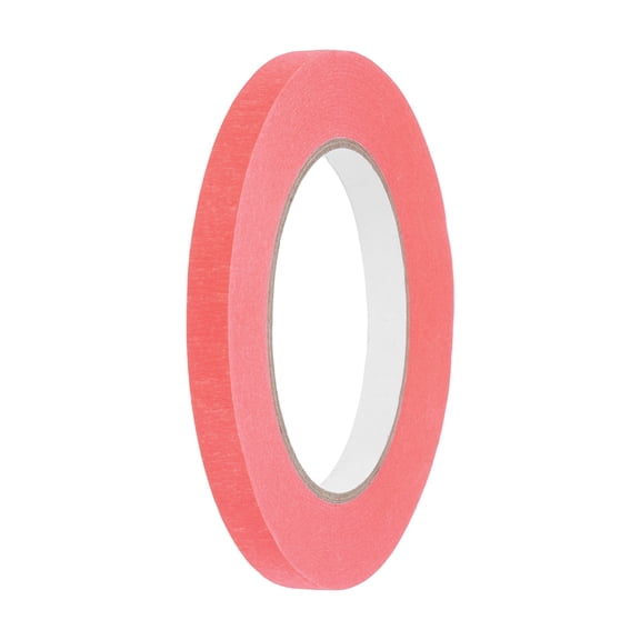 3/8" x 54.5 Yard Colorful Masking Tape Crepe Paper Masking Tape, Pink