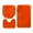 Orange, variant on Olilia Shaggy Bathroom Rugs Sets 3Pcs Bath Mat for Bathroom Non-Slip Bathroom Mats Water Absorbent Bath Rug Floor Mats Soft Washable Shower Rug with U-Shaped Contour Rug Toilet Lid Cover Red