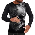 thumbnail image 2 of Playera Camiseta Deportiva De Mexican Cráneo De 3d Estampado, 2 of 3
