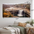 thumbnail image 4 of Designart "Beautiful Water Cascades in Alabama II" Landscapes Metal Art Print Set, 4 of 5