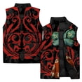 thumbnail image 4 of Chaleco de trabajo con estampado animal humanoide de moda informal para hombre, chaleco térmico personalizado para hombre, chalecos modernos y versátiles para hombre, geniales para hombre, 4 of 4