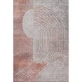 thumbnail image 2 of Addison Rugs Mayfield Premium Machine Washable Transitional Geometric Salmon Rectangle Rug, 9' x 12', 2 of 7