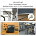 thumbnail image 4 of Candado De Cable De Seguridad Para Computadora Portátil, Cable De Bloqueo Para Computadora Portátil Resistente A Cortes Y Flexibilidad Ampliamente Utilizado, Longitud Ajustable, 4 of 7