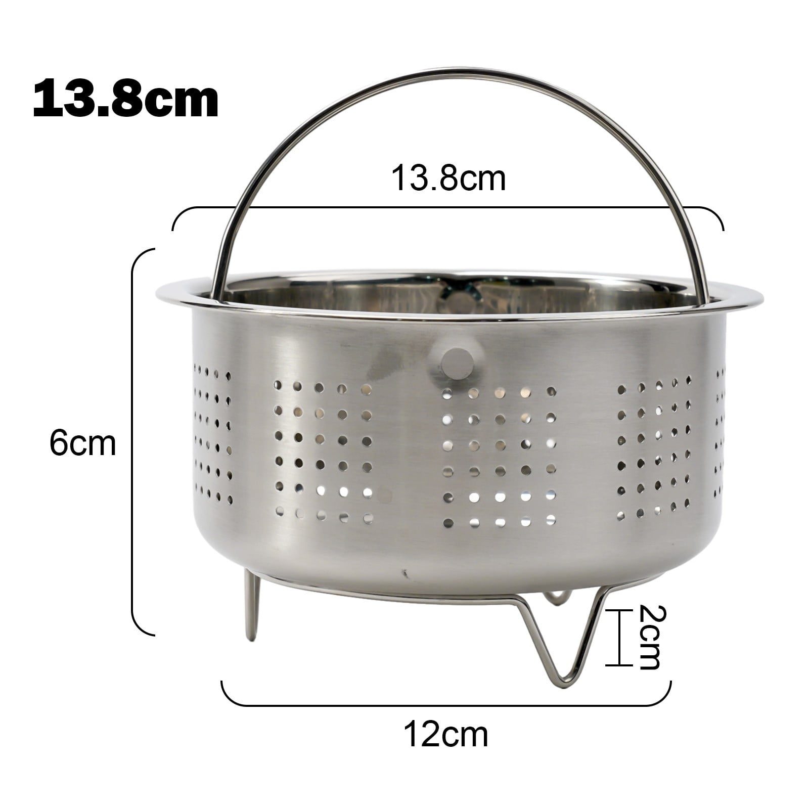 Steamer Insert Steamer Pot Stainless Steel Basket Rice Steamer Pressure Cooker