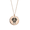 Rose Gold, variant on Custom Pet Portrait Necklace Personalized Photo Engraved Dog and Cat Memorial Jewelry