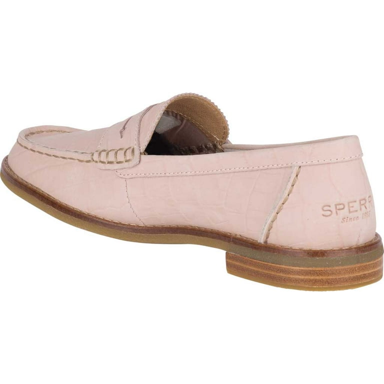 Sperry women's seaport penny shop nubuck loafer