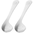 thumbnail image 1 of 2Pcs Stainless Steel Baby Spoon Angled Baby Utensils Spoon Self-Feeding Infant Spoons, 1 of 6