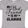 thumbnail image 4 of Inktastic My Best Friend is My Glamma with Hearts Boys or Girls Baby Bodysuit, 4 of 5
