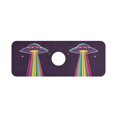 thumbnail image 7 of Yayeee Faucet Mat for Kitchen Sink 14.7" Diatomite Long Splash Guard Pad, Colorful UFO, 7 of 7