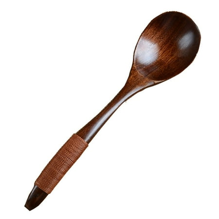 

Wooden Spoon Fork Bamboo Cooking Utensil Ice Cream Coffee Tea Soup Spoon Dinner Tableware Kitchen Teaspoon Catering Supplies