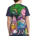 thumbnail image 2 of Adventure Time Teen T-Shirt Crewneck Short Sleeve Double-Sided Print Summer Tee Shirts Top For Youth Boys Girls Children X-Small, 2 of 7