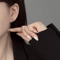 thumbnail image 2 of Cute Bear Small Stud Earrings 999 Sterling Silver for Women Lovely Animal Tiny Cartilage Tragus Earring Studs Statement Post Fashion Jewelry Gifts Hypoallergenic Daughter BFF, 2 of 9