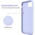 thumbnail image 4 of Entronix Funda de Silicona para iPhone 11 Pro Max, Suave Al Tacto, Antiarañazos y Antigolpes, Color Morado, 4 of 5