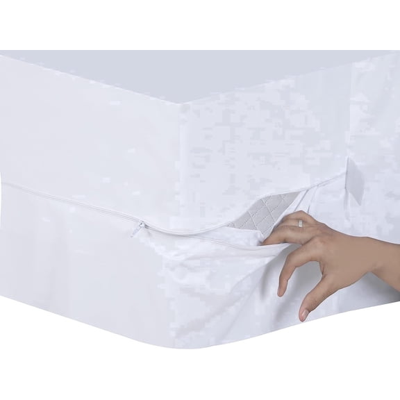 6-Side Zippered Mattress Encasement, King 100% Waterproof Mattress Protector