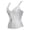 yue866-White, variant on KHONTS Women's Lace up Gothic Jacquard Shoulder Straps Tank Overbust Shaper Corset Bustiers Tops White XS