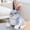 grey, variant on Jacenvly Baby Dolls and Accessories Simulated Rabbit Doll Plush Toy of the Chinese New Year of the Rabbit Little White Rabbit Doll Children'S Birthday Gift Toys