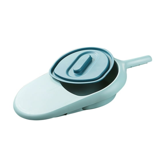 LOLIPPYY Elderly Bucket Commode Bucket Blue PP 1Pcs Comfortable for