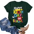 thumbnail image 5 of 100 Days Of School Shirt for Women Teens Girls 100 Days Sprinkled with Fun T Shirt Cute Funny Printed Tee Tops, 5 of 5