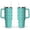 Greenish-blue-30, variant on Gift for Dog Lovers Cute Dog Tumbler for Women - 40oz Dog Tumblers with Handle Straw and Lid Tumbler Cup Travel Coffee Mug