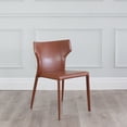 thumbnail image 1 of Adoro Chaise Latérale Empilable en Similicuir Style Mid-century Modern - Qualité Contractuelle, 1 of 4