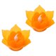 thumbnail image 5 of EeaseMX 2 lámparas LED electrónicas de loto con forma de Buda, velas de flores sin llama (naranja), 5 of 8