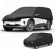 thumbnail image 1 of Funda para auto impermeable para todo clima, protección exterior contra el sol y la lluvia, con tiras reflectantes, negra para Ford Explorer, 1 of 7