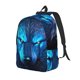 thumbnail image 1 of Balery Futuristic Blue Light Wolf Mochila Clásica Impresa Básica para Viaje, Mochila Escolar Resistente al Agua, Mochila de Lona con Correas Ajustables-Medium, 1 of 5