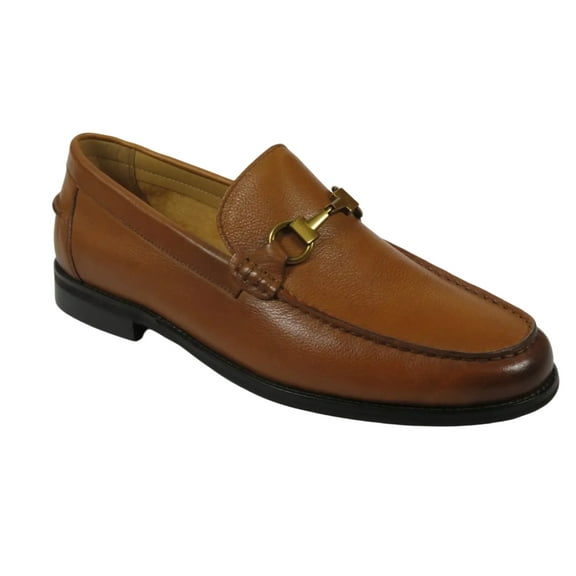 Men's Shoes STEVE MADDEN Soft Leather Upper Slip on Alfio Tan