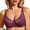 Wine, variant on Aayomet Womens Wireless Bra Women's Invisibles Comfort Seamless Lightly Lined V Neck Bralette Bra,Beige 38