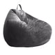 thumbnail image 3 of Cubierta Clásica para Bolsas de Frijoles Sin Relleno, Silla de Suave para Niños Adultos , 30 *30 X 35 Pulgadas Gris profundo, 3 of 8
