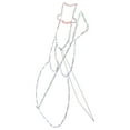 thumbnail image 4 of 28" Lighted Standing Snowman Silhouette Outdoor Christmas Decor, 4 of 6
