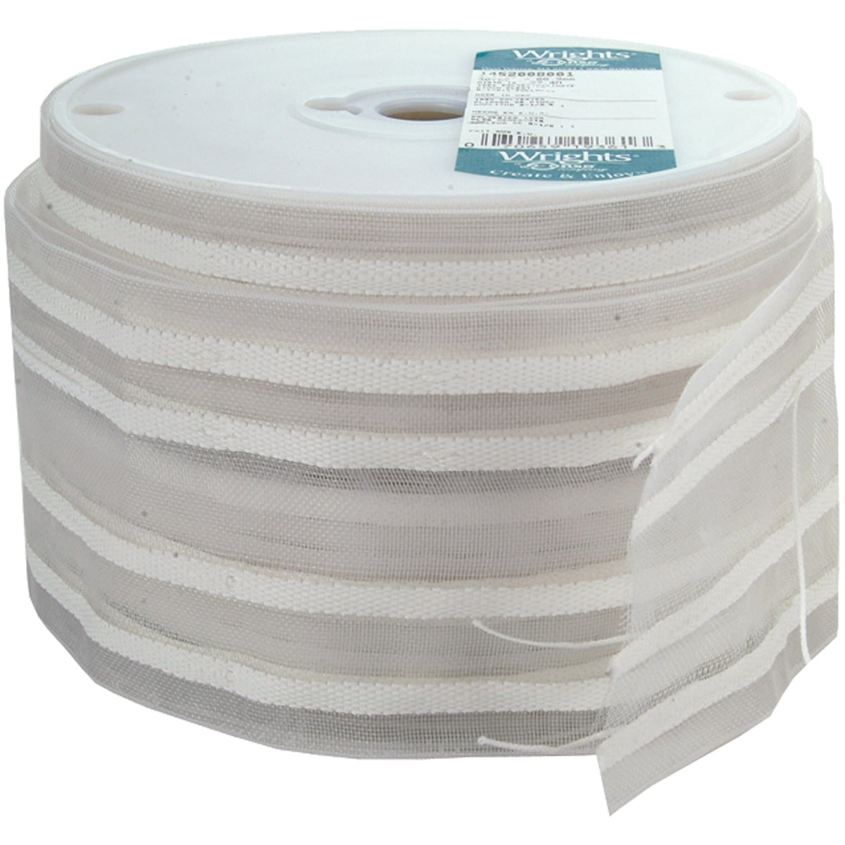 Wrights Pinch Pleat Tape 31/2"X30yd