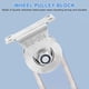thumbnail image 4 of 1Pack U-Type Stainless Steel Pulley Block Mute Bearings Groove Sliding Roller Track Wheel, 4 of 5