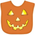 thumbnail image 3 of Inktastic Pumpkin Jack O Lantern for Halloween Boys or Girls Baby Bib, 3 of 4