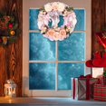 thumbnail image 3 of Guirnalda de Navidad Baoblaze 40cm Artificial con Flores y Bowknot, 3 of 8