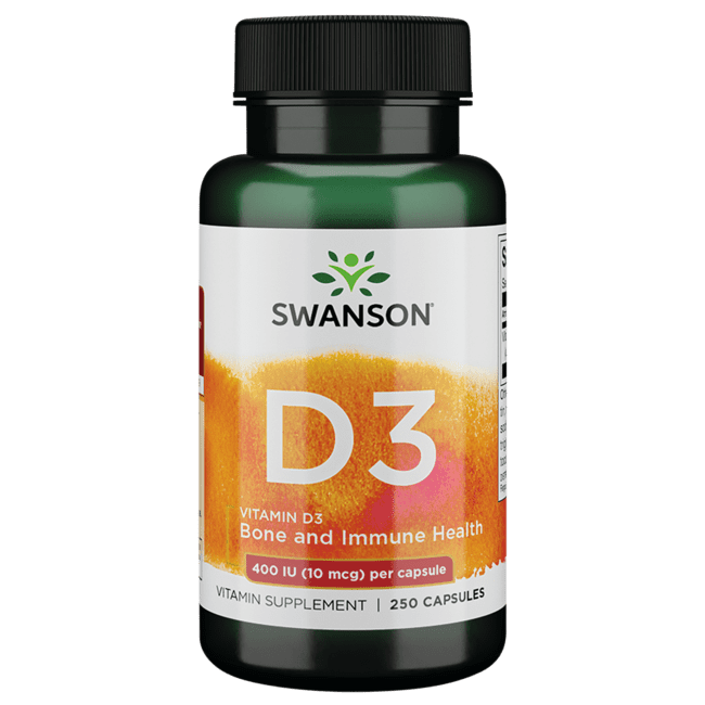 2000 IU Higher Potency Swanson  Vitamin D-3 250 caps     FREE P&P 
